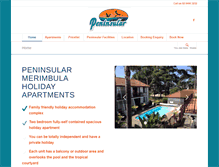 Tablet Screenshot of peninsularmerimbula.com.au